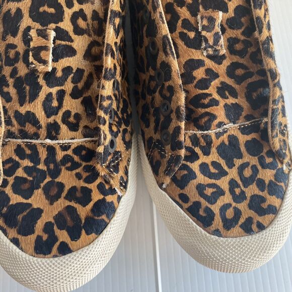 Sea Vees Montere Women' Sneaker Leopard Print  Shoes  Slip On Flats Low Top Sz 8 - Picture 5 of 8